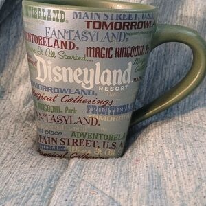 Disneyland Green and Multicolor Mug